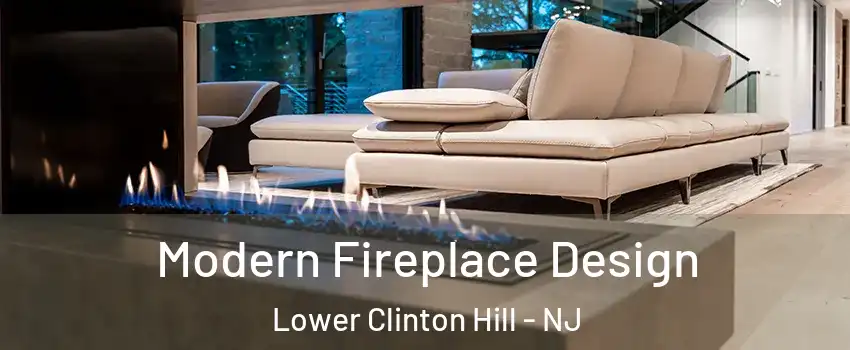 Modern Fireplace Design Lower Clinton Hill - NJ