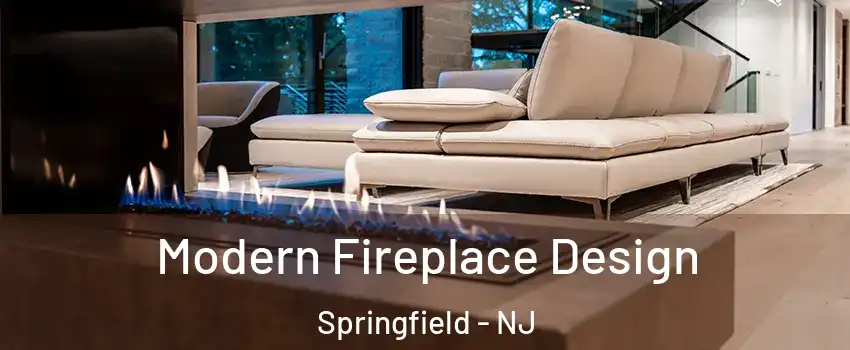 Modern Fireplace Design Springfield - NJ