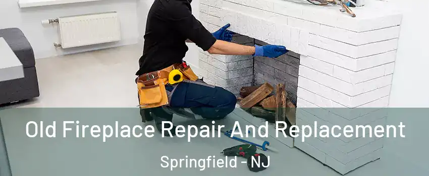 Old Fireplace Repair And Replacement Springfield - NJ